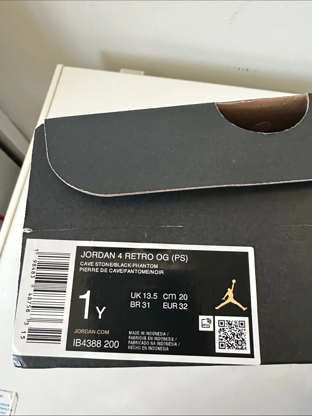 Jordan Kids Brown Sneakers with Black Accents